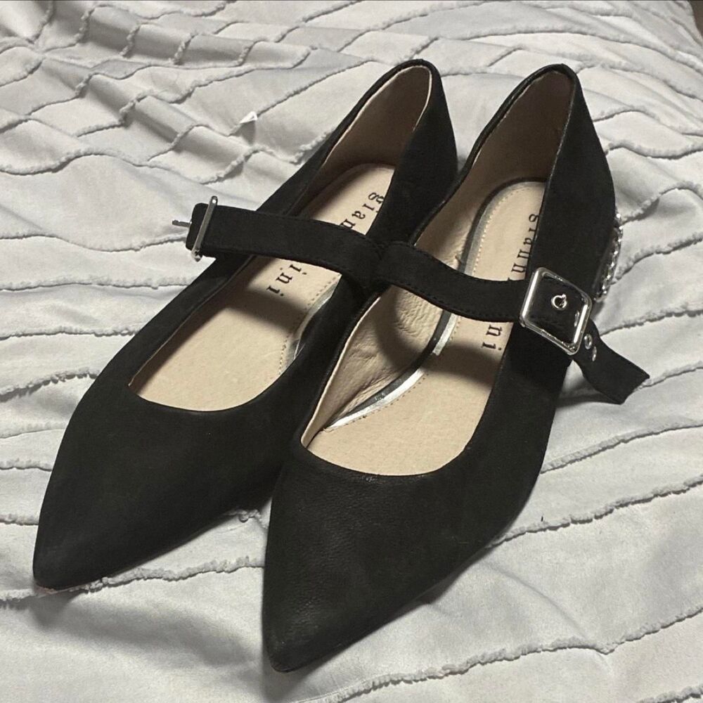 Gianni-bini Women's Black Ballet-shoes 7.5M